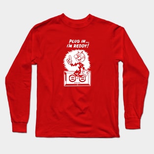 plug in reddy kilowatt white Long Sleeve T-Shirt